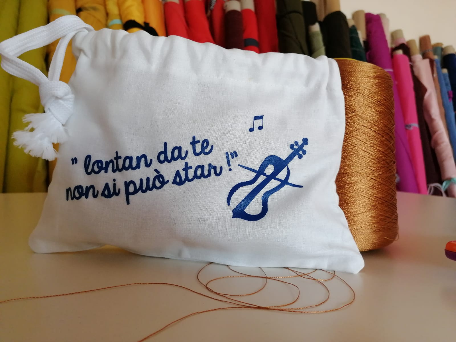 POCHETTE ESTIVA "ROMAGNA MIA" BIANCA - immagine 3